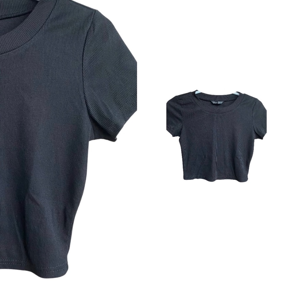 Black Crop Top